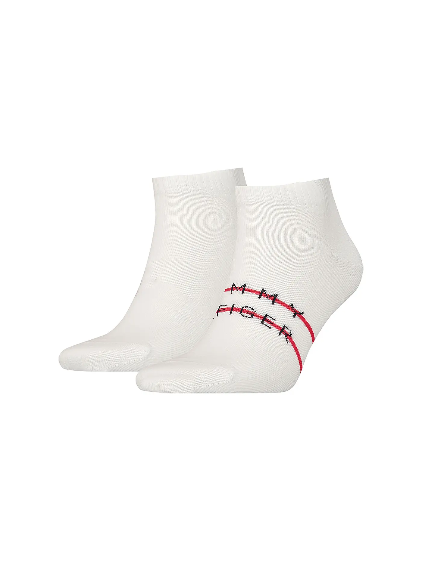 TOMMY HILFIGER | Herren Socken 2er Pkg black | weiss